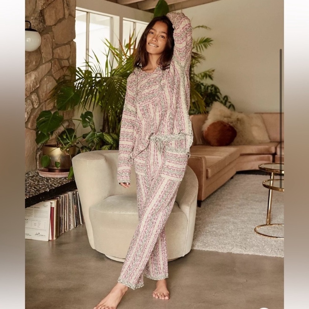 Free people Baja Set in cream